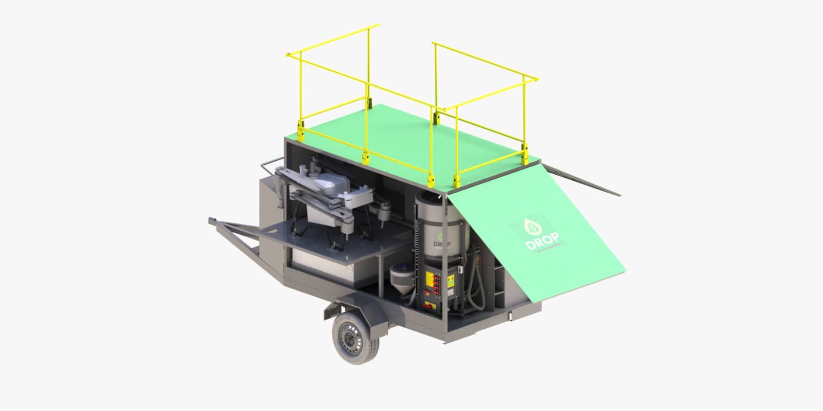 Carretinha para Drone